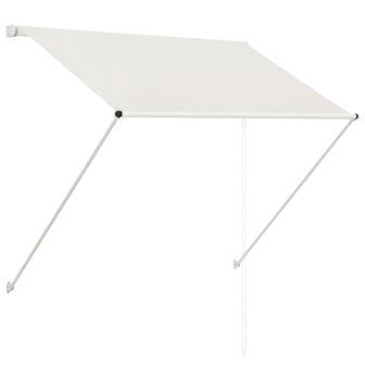 Luifel uittrekbaar 100x150 cm cr&egrave;me 2