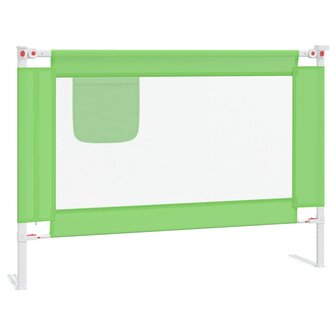 Bedhekje peuter 90x25 cm stof groen 2