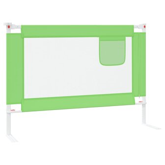 Bedhekje peuter 90x25 cm stof groen 4