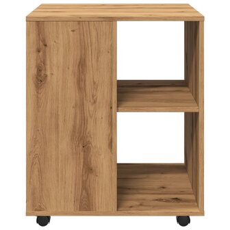 Rolkast 60x53x72 cm bewerkt hout artisanaal eikenkleurig 5