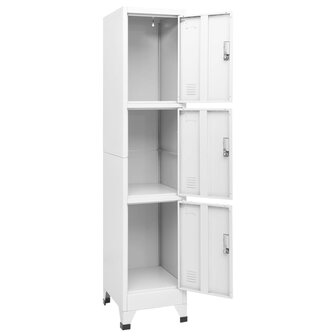 Lockerkast met 3 vakken 38x45x180 cm   3