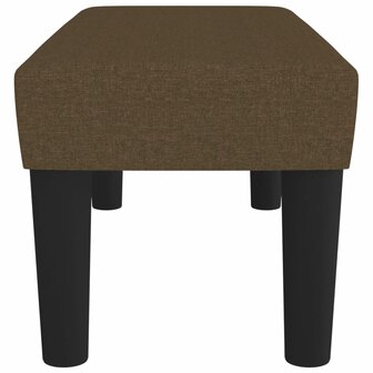 Bankje 70x30x30 cm stof bruin 4