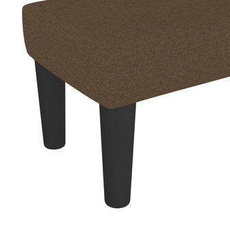 Bankje 70x30x30 cm stof bruin 5