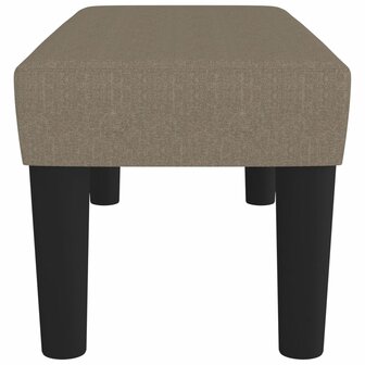 Bankje 70x30x30 cm stof taupe 4