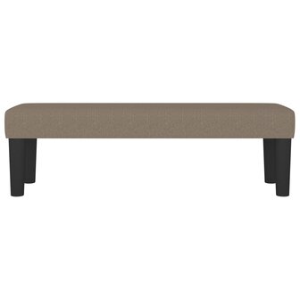 Bankje 100x30x30 cm stof taupe 3