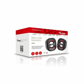 PC speakers Equip 245331 Zwart 3 W 6 W Bluetooth luidspreker 3