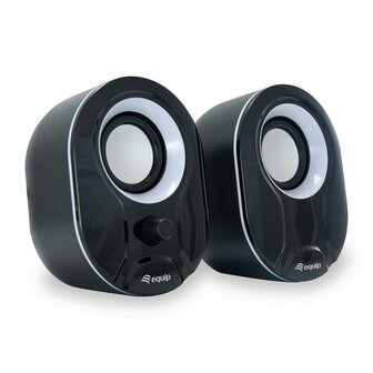 PC speakers Equip 245333 Zwart Zwart/Wit 3 W Bluetooth luidspreker 2