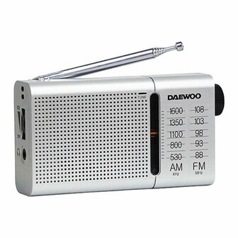 Transistorradio Daewoo Zwart AM/FM 1