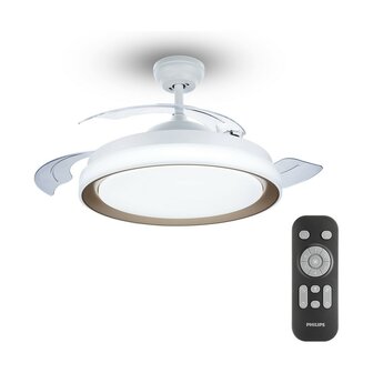 Plafondventilator met licht Philips Atlas Gouden 35 W 28 W 4500 Lm (2700 K) 1