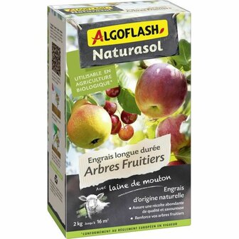 Kunstmest voor planten Algoflash Naturasol ABIOFRUI2 Fruitig 2 Kg 1