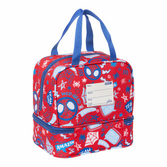 Lunchtrommel Spider-Man Rescue Blauw Rood 20 x 20 x 15 cm 2
