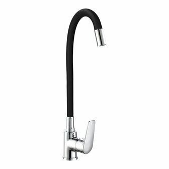 Mengkraan EDM 01155 Baiona Zwart Blik Zink Flexibel Keuken 2