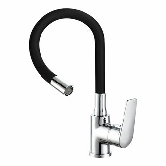 Mengkraan EDM 01155 Baiona Zwart Blik Zink Flexibel Keuken 3