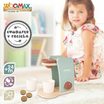 Speelgoed koffiezetapparaat Woomax 6 Onderdelen (6 Stuks) 5
