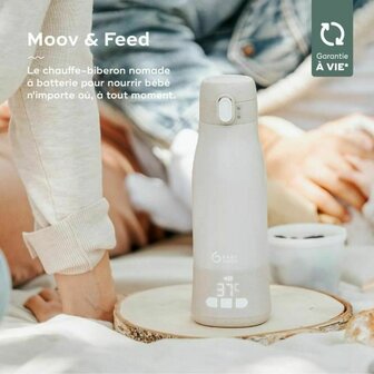 Flessenwarmer Babymoov Moov &amp; Feed Beige 2