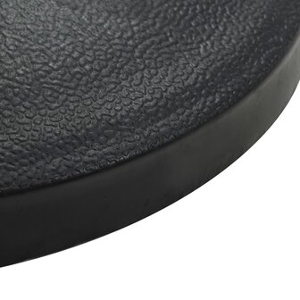 Parasolvoet halfrond 15 kg polyresin zwart 4