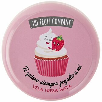 Geurkaars The Fruit Company Aardbei 150 g Room 3