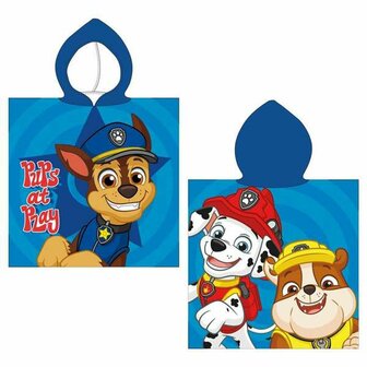 Strandhanddoek The Paw Patrol Blauw 50 x 115 cm 1