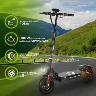 Elektrische Step Urbanglide ECROSS PRO LITE 2 Zwart 25 km/h 5
