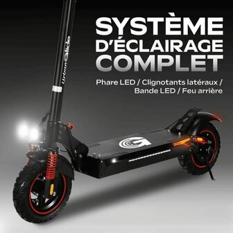Elektrische Step Urbanglide ECROSS PRO LITE 2 Zwart 25 km/h 6