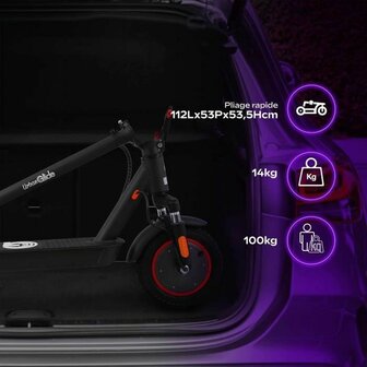 Elektrische Step Urbanglide 100 MAX Zwart 350 W 25 km/h 7