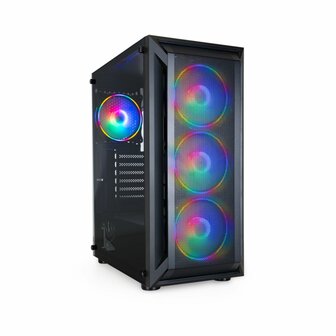 ATX Semi-toren BehuizingTooQ TQGCC101-B Zwart 1
