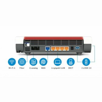 Router Fritz! 20003058 Wit Ethernet LAN 2