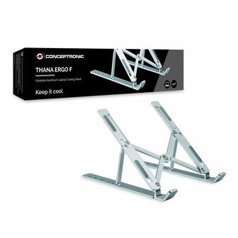 Cooling Base voor Laptop Conceptronic Thana Ergo F Zilverkleurig 3