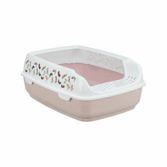 Kattenbak Trixie Delio Wit Lila Plastic 38 &times; 20 &times; 50 cm 1