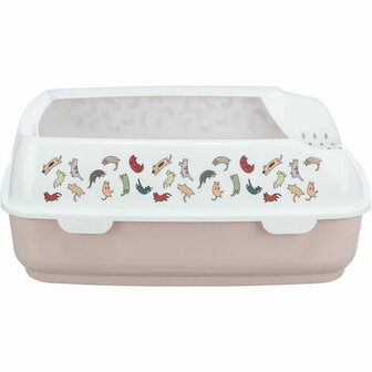 Kattenbak Trixie Delio Wit Lila Plastic 38 &times; 20 &times; 50 cm 6