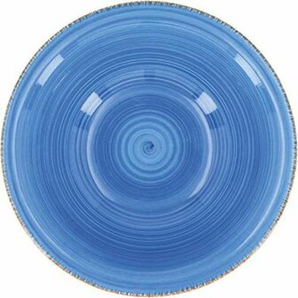 Kom Quid Vita Blauw Keramisch 6 Stuks (18 cm) 2