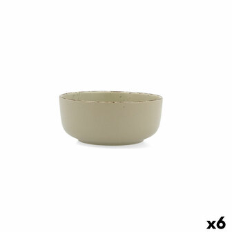 Kom Quid Duna Groen Keramisch 15 x 15 cm (6 Stuks) 1