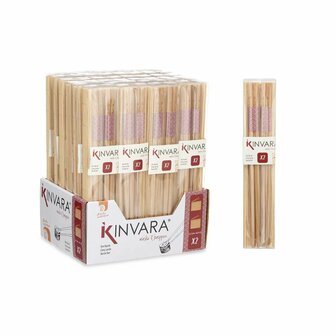 Sushi set Kinvara BM-001 Hout Bamboe 24 x 18 cm 24 x 0,5 x 0,5 cm (24 Stuks) 4