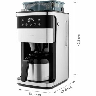 Drip Koffiemachine Medion 1000 W Zilverkleurig 1 L 6