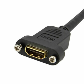 HDMI-Kabel Startech HDMIPNLFM3           Zwart 1