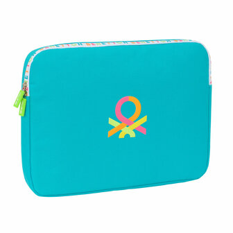 Laptophoes Benetton Summer Blauw 15,6&amp;apos;&amp;apos; 39,5 x 27,5 x 3,5 cm 1