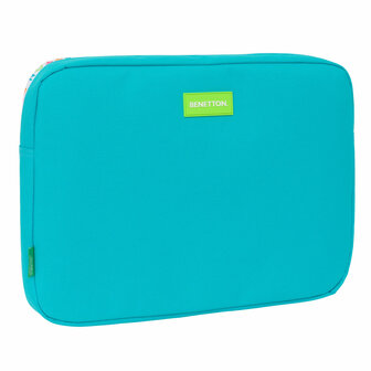 Laptophoes Benetton Summer Blauw 15,6&amp;apos;&amp;apos; 39,5 x 27,5 x 3,5 cm 2