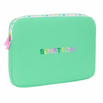 Laptophoes Benetton Mint Groen 15,6&amp;apos;&amp;apos; 39,5 x 27,5 x 3,5 cm 2