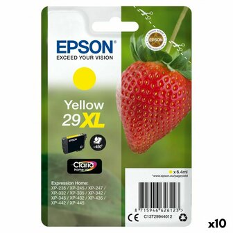Originele inktcartridge Epson XP 235 332 335 432 435 - N&ordm; 29 XL Geel (10 Stuks) 1