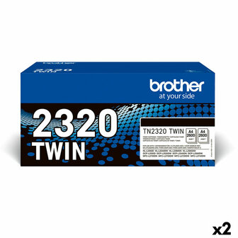 Originele Toner Brother L2300D/L2340DW/L2360DN/L2365DW/L2500/L2700 Zwart (2 Stuks) 1