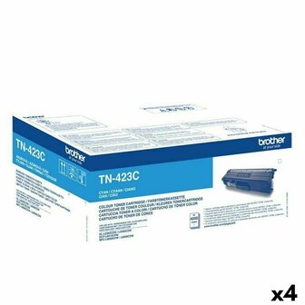 Originele Toner Brother HLL8260CDW HLL8360CDW HLL9310CDW TN423C Cyaan (4 Stuks) 1