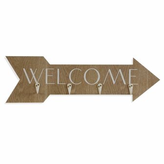 Wandkapstok Versa Welcome Hout MDF 4 x 14,5 x 48 cm 1