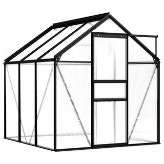 Tuinkas 3,61 m&sup3; aluminium antracietkleurig 2