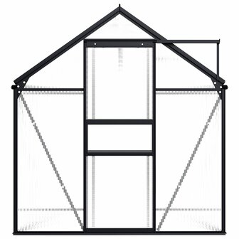 Tuinkas 3,61 m&sup3; aluminium antracietkleurig 4