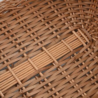 Houtmand met handvatten 78x54x34 cm natuurlijk wilgenhout 6