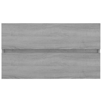 Wastafelkast 80x38,5x45 cm bewerkt hout grijs sonoma eikenkleur 7