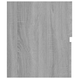 Wastafelkast 80x38,5x45 cm bewerkt hout grijs sonoma eikenkleur 8