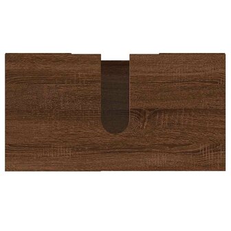 Badkamerkast 60x32x53,5 cm bewerkt hout bruin eikenkleur 8