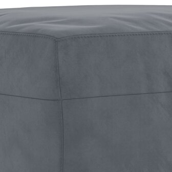 3-delige Loungeset fluweel donkergrijs 7