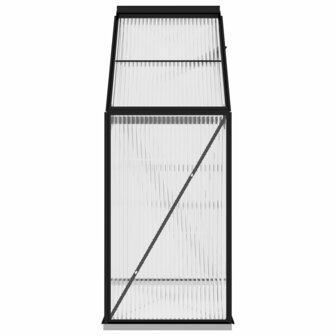 Tuinkas 1,33 m&sup2; aluminium antracietkleurig 6